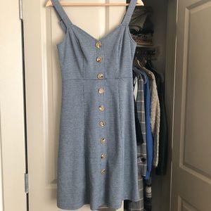 Modcloth check pinafore dress
